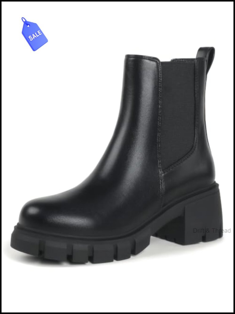 Women Chelsea Ankle Boots Chunky Platform Booties